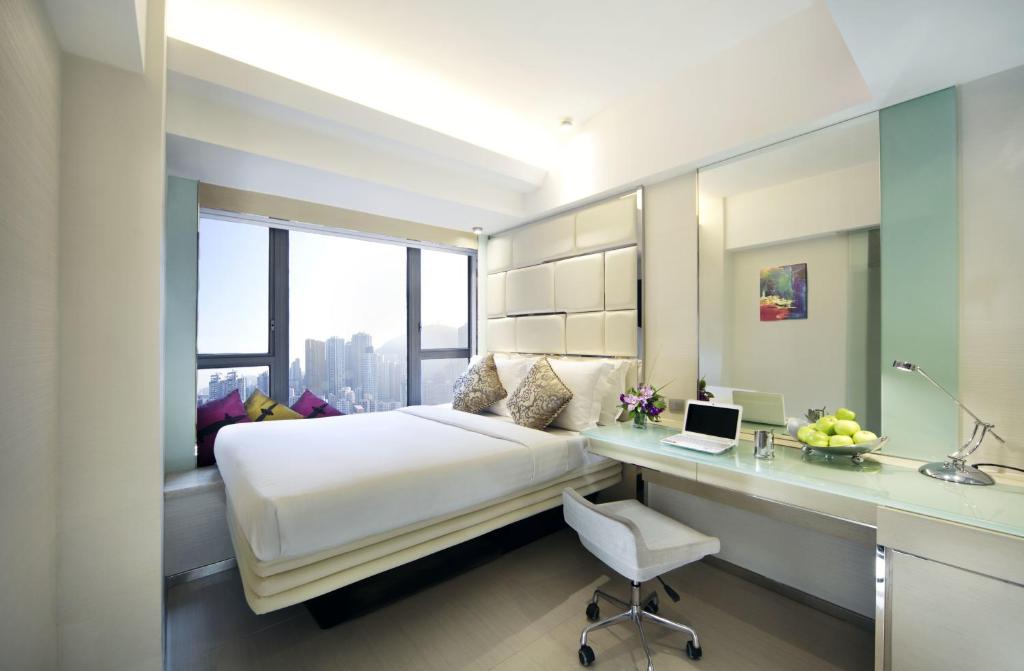 Двухместный (Номер «Премьер iSelect» с кроватью размера «queen-size») отеля iclub Sheung Wan Hotel, Гонконг (город)
