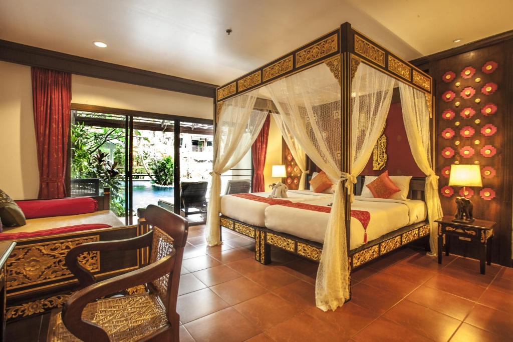 Двухместный (Двухместный номер Делюкс с 1 кроватью или 2 отдельными кроватями, доступ к бассейну) курортного отеля Kata Palm Resort & Spa, Пхукет