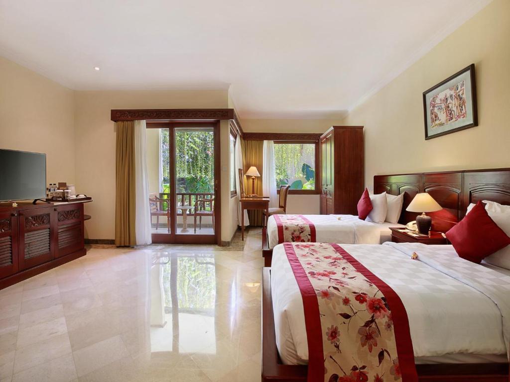 Двухместный (Двухместный номер Делюкс с 1 кроватью или 2 отдельными кроватями, вид на сад) курортного отеля The Grand Bali Nusa Dua, Нуса Дуа
