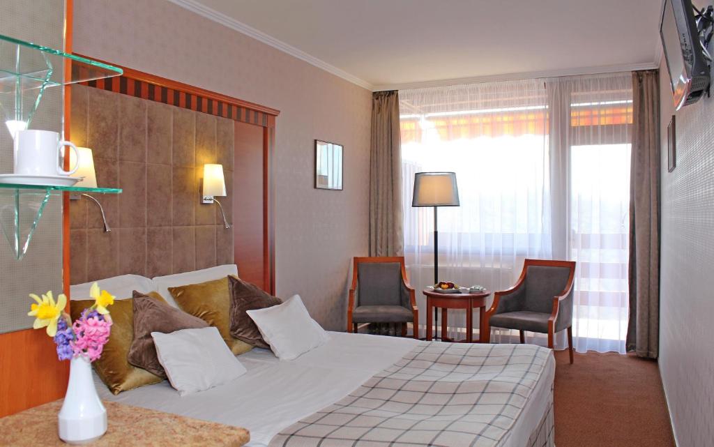 Двухместный (Стандартный двухместный номер «Премиум» с 1 кроватью или 2 отдельными кроватями, вид на Дунай) отеля Silvanus Hotel, Вишеград