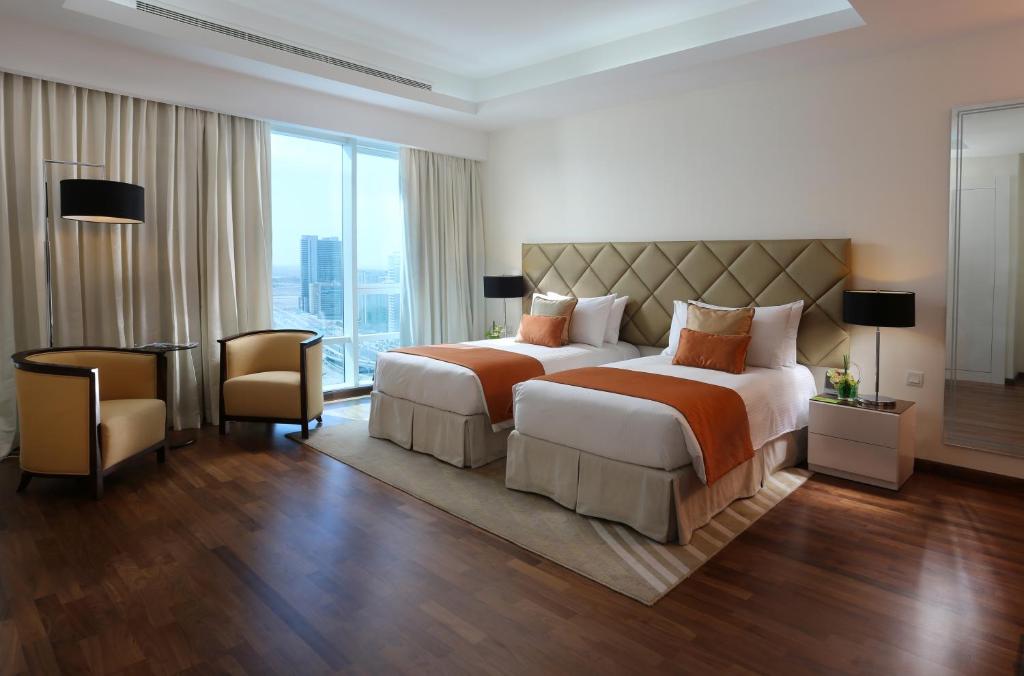 Двухместный (Номер Делюкс с видом на город) отеля Fraser Suites Hotel and Apartments, Дубай
