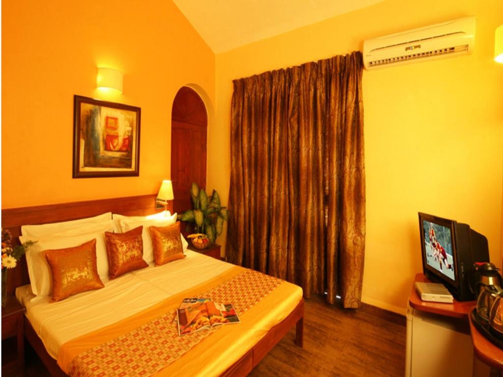 Двухместный (Двухместный номер Делюкс с 1 кроватью) курортного отеля Lambana Resort, Калангут