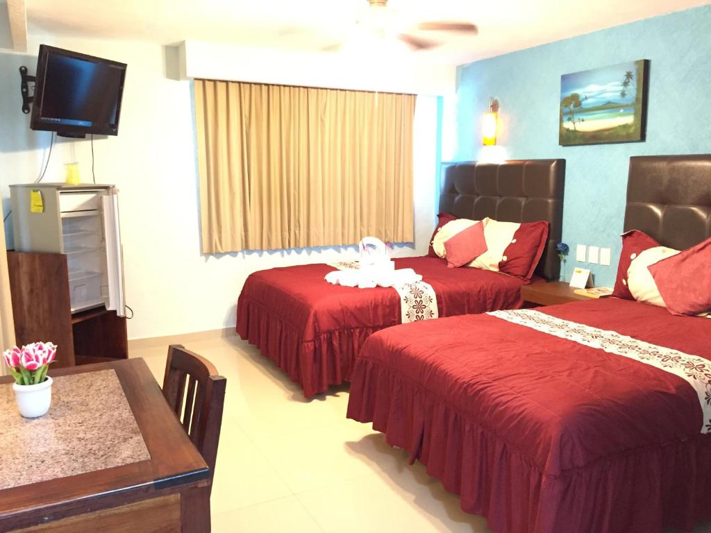 Двухместный (Стандартный двухместный номер с 1 кроватью) отеля Hotel Isleño, Исла-Мухерес