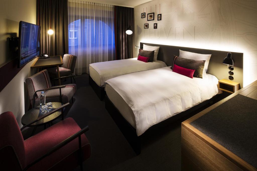 Двухместный (Стандартный двухместный номер «Пента» с 1 кроватью или 2 отдельными кроватями) отеля pentahotel Leuven, Левен
