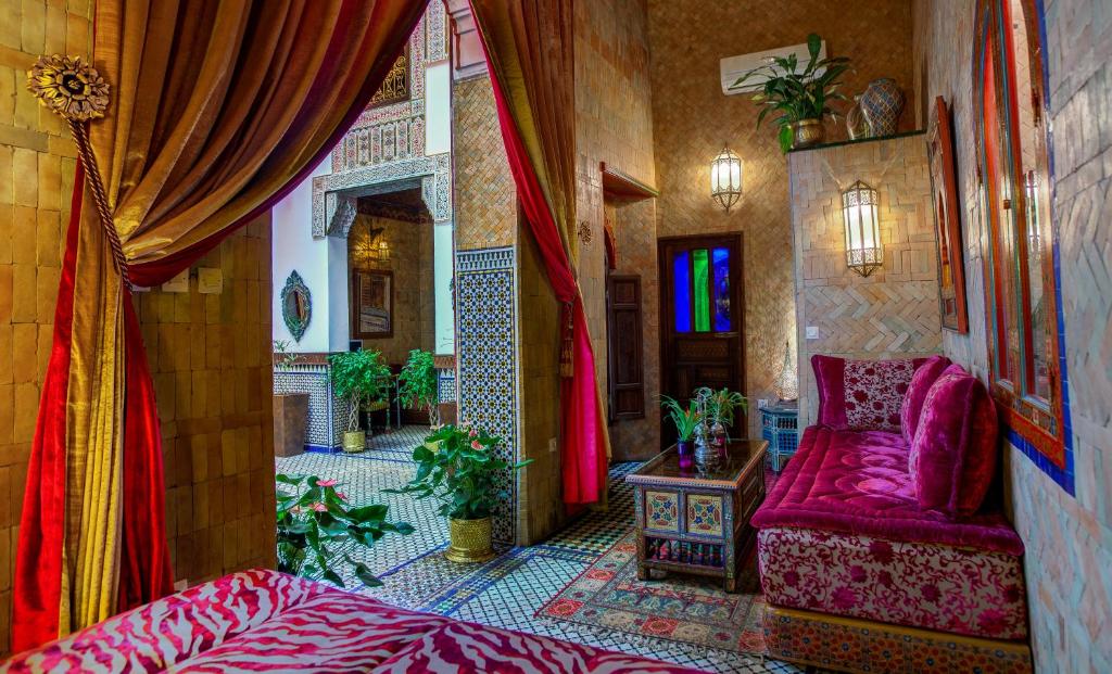 Двухместный (Двухместный номер с 1 кроватью Lalla Zoubida), Riad La Maison Verte