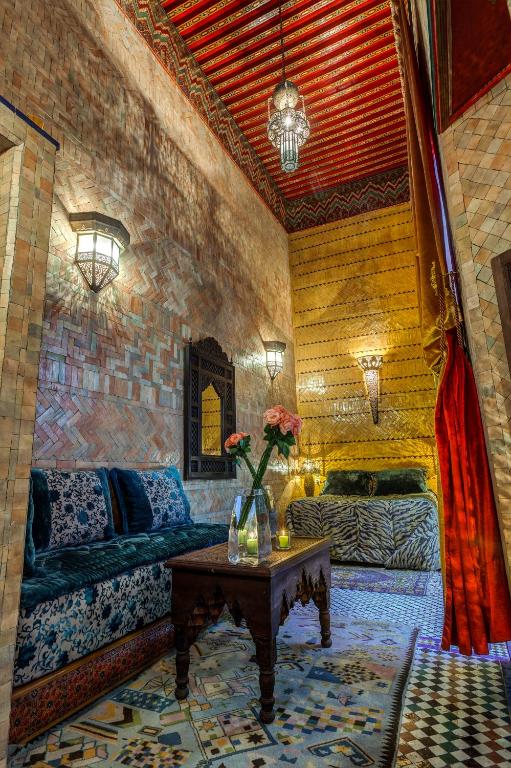 Двухместный (Двухместный номер с 1 кроватью Lalla Fatma), Riad La Maison Verte