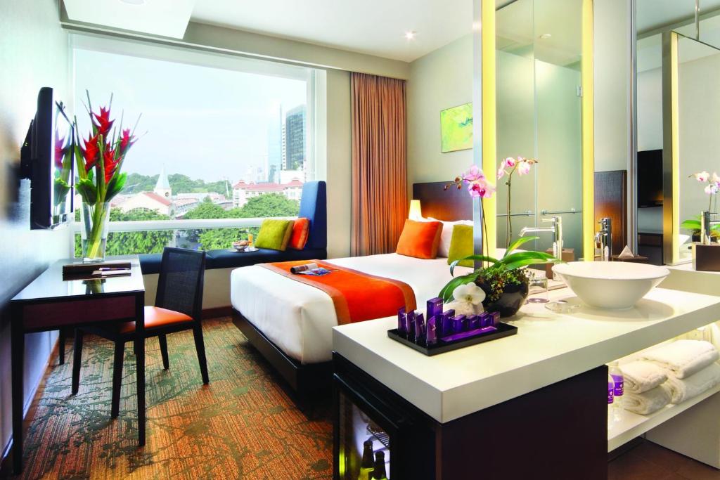 Двухместный (Двухместный номер Делюкс с 1 кроватью и видом на город) отеля Park Regis Singapore, Сингапур (город)