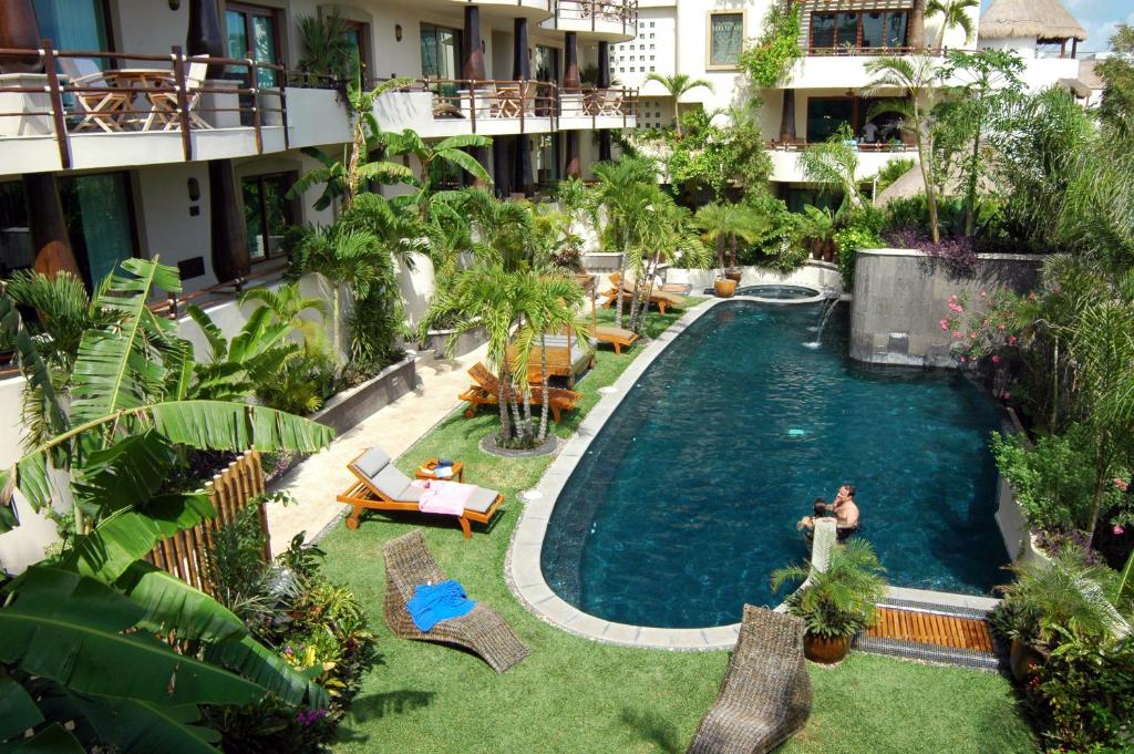 Апартаменты (Люкс с 3 спальнями – Пентхаус) апарт-отеля El Taj Oceanfront and Beachside Condo Hotel, Плая-дель-Кармен
