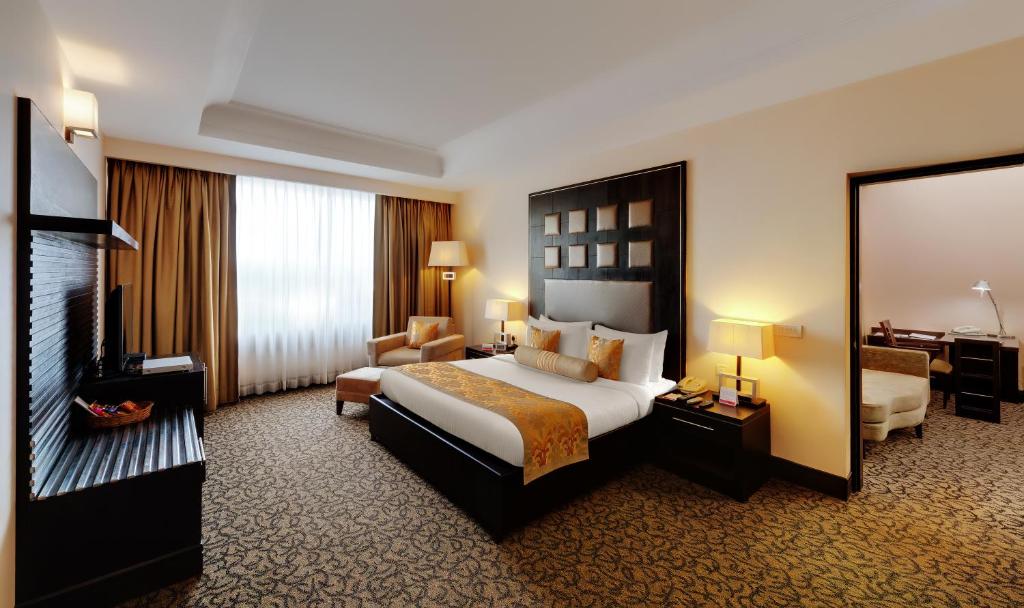 Двухместный (King Suite - Smoking (15% Discount on Food, Soft beverage & Laundry, 3 hrs early check-in & late check-out, subject to availability)) отеля Ramada Plaza JHV, Варанаси