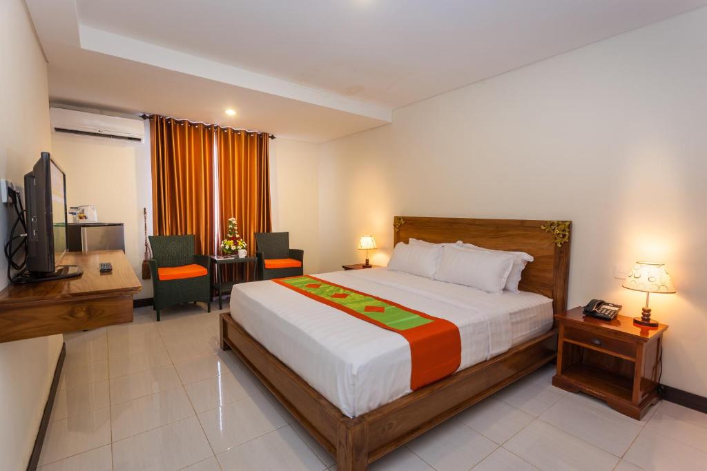 Двухместный (Улучшенный двухместный номер с 1 кроватью или 2 отдельными кроватями) отеля Mahatma Residence, Денпасар