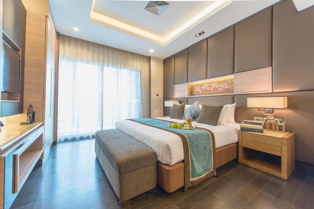 Апартаменты (Представительские апартаменты с 1 спальней) отеля Qiss Residence by Bliston, Бангкок
