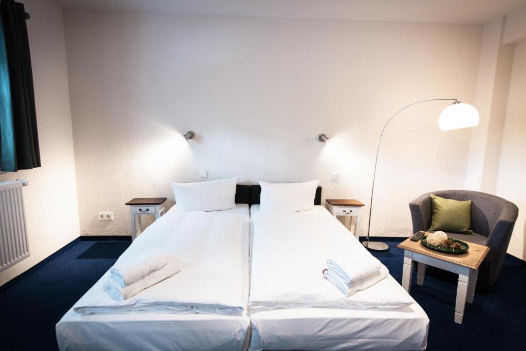 Двухместный (Двухместный номер «Комфорт» с 1 кроватью или 2 отдельными кроватями) отеля Arcade-Hostel, Гамбург