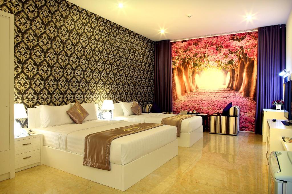 Трехместный (Представительский трехместный номер - Без окон) апарт-отеля Thien Ha Hotel & Apartment, Хошимин