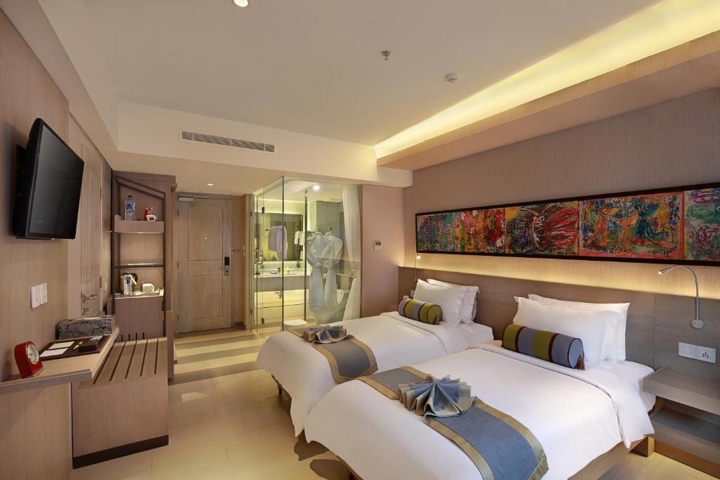 Двухместный (Улучшенный двухместный номер с 2 отдельными кроватями) отеля SenS Hotel and Spa, Убуд