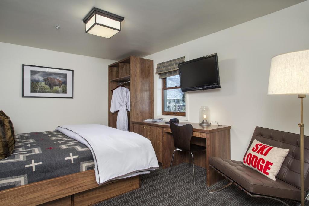 Двухместный (Улучшенный номер с кроватью размера «king-size») отеля Hotel Durant, Аспен