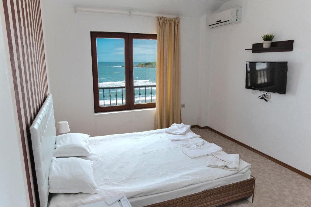 Двухместный (Двухместный номер с 1 кроватью и видом на море - Бесплатный вход на пляж) апарт-отеля Primea Beach Residence, Царево (Южный регион)