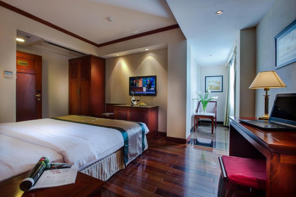 Двухместный (Классический двухместный номер с 1 кроватью или 2 отдельными кроватями) отеля Conifer Boutique Hotel, Ханой