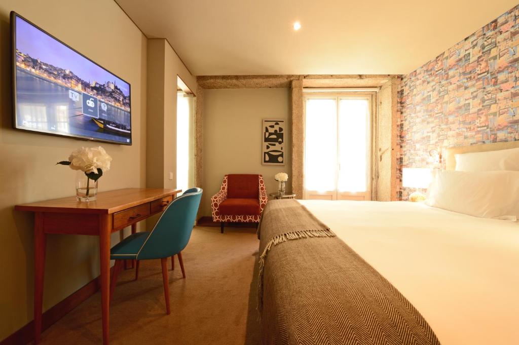 Двухместный (Классический двухместный номер с 1 кроватью или 2 отдельными кроватями) отеля Pestana Vintage Porto Hotel & World Heritage Site, Порту