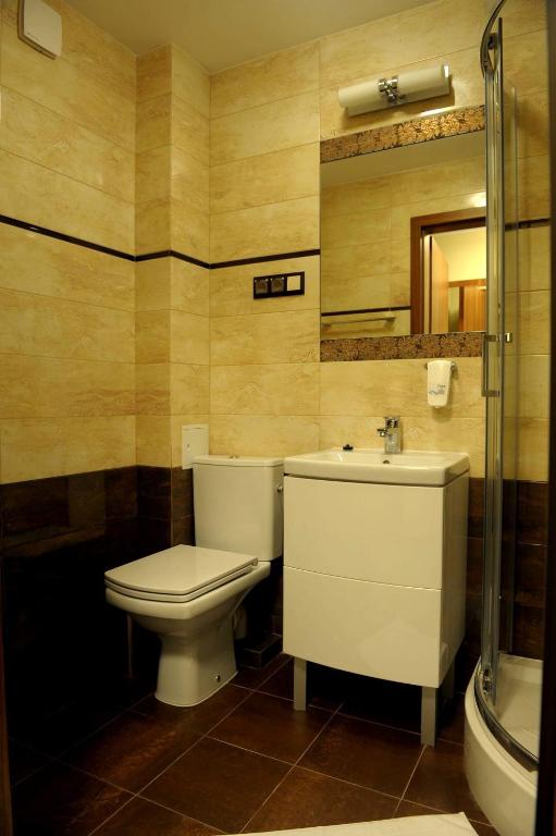 Двухместный (Улучшенный двухместный номер с 1 кроватью или 2 отдельными кроватями) отеля Hotel Polanica Resort & Spa, Поляница-Здруй