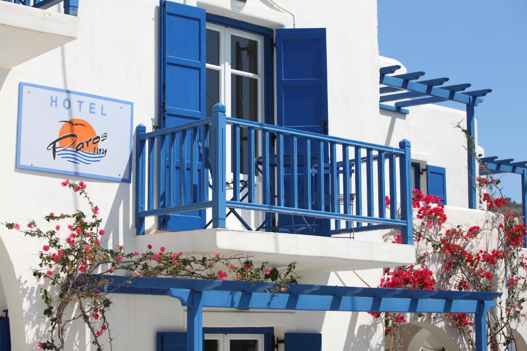 Двухместный (Стандартный двухместный номер с 1 кроватью или 2 отдельными кроватями, вид на море) отеля Paros Inn, Логарас