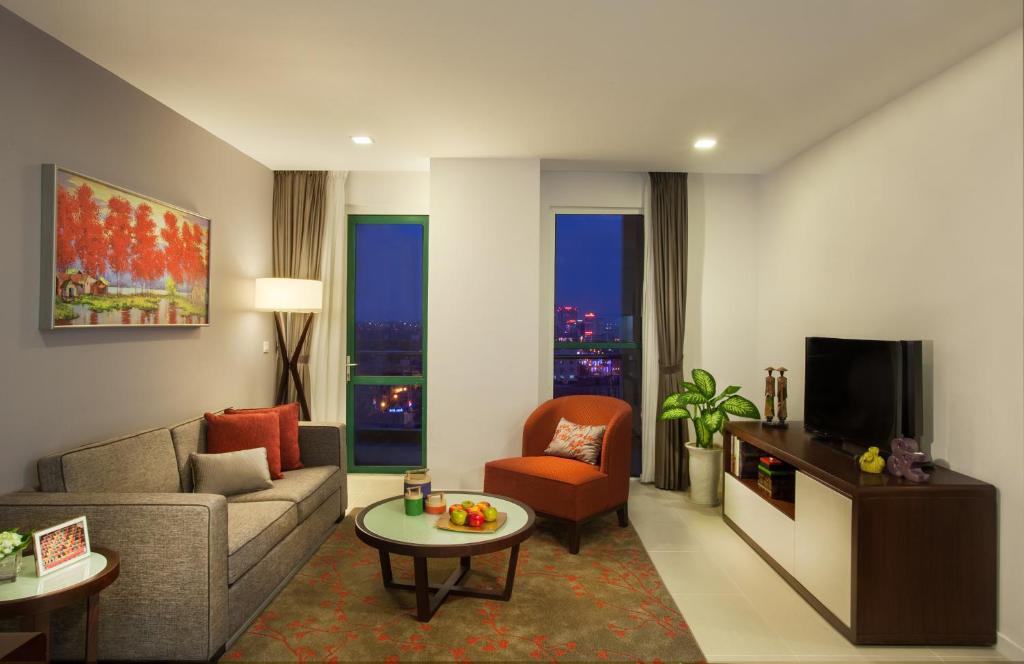 Апартаменты (Апартаменты Делюкс с 3 спальнями) апартамента Somerset Central TD Hai Phong City, Хайфон
