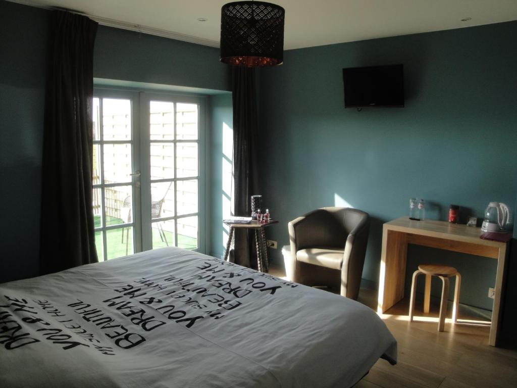 Двухместный (Двухместный номер с 1 кроватью и сауной) отеля B&B De Zoete Kers, Гент