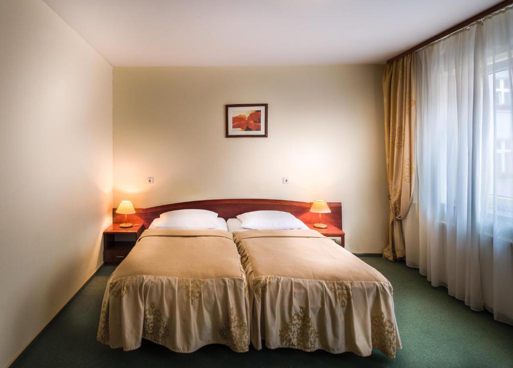 Двухместный (Двухместный номер с 1 кроватью или 2 отдельными кроватями) парк-отеля Interferie Barbarka, Свиноуйсьце
