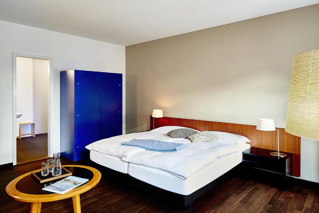 Двухместный (Двухместный номер с 1 кроватью и видом на город) отеля Krafft Basel, Базель