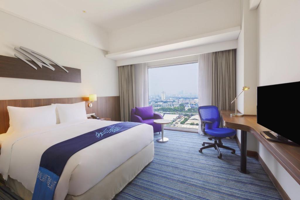 Двухместный (Стандартный двухместный номер с 1 кроватью - Для некурящих) отеля Holiday Inn Express Jakarta Pluit Citygate, Джакарта