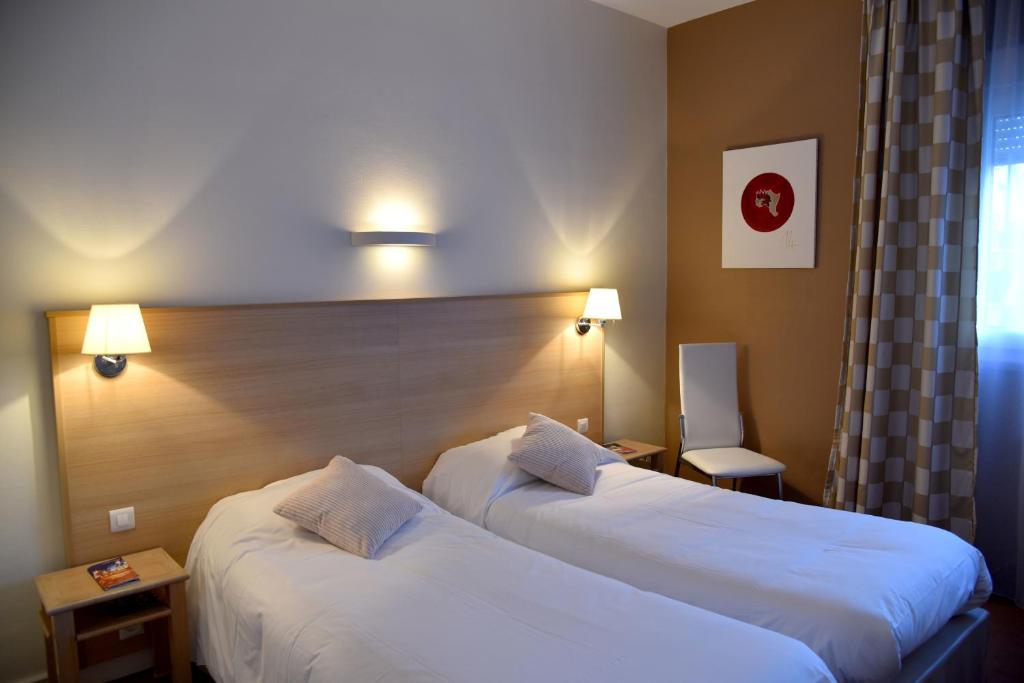 Двухместный (Двухместный номер с 2 отдельными кроватями) отеля Chantecler, Ле-Ман