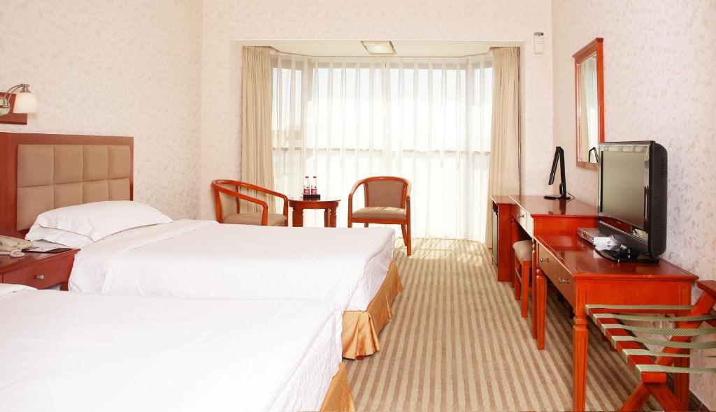 Двухместный (Двухместный номер с 2 отдельными кроватями) отеля Jingbin Hotel, Пекин