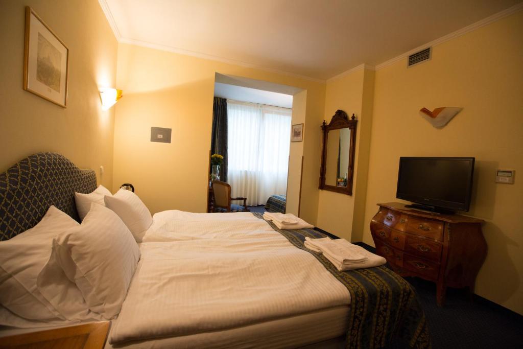 Двухместный (Двухместный номер Делюкс с 1 кроватью) отеля Tyl, Прага
