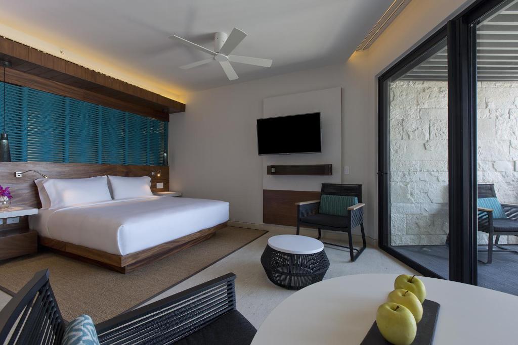 Двухместный (Номер Grand Hyatt с кроватью размера «king-size»), Grand Hyatt Playa del Carmen Resort