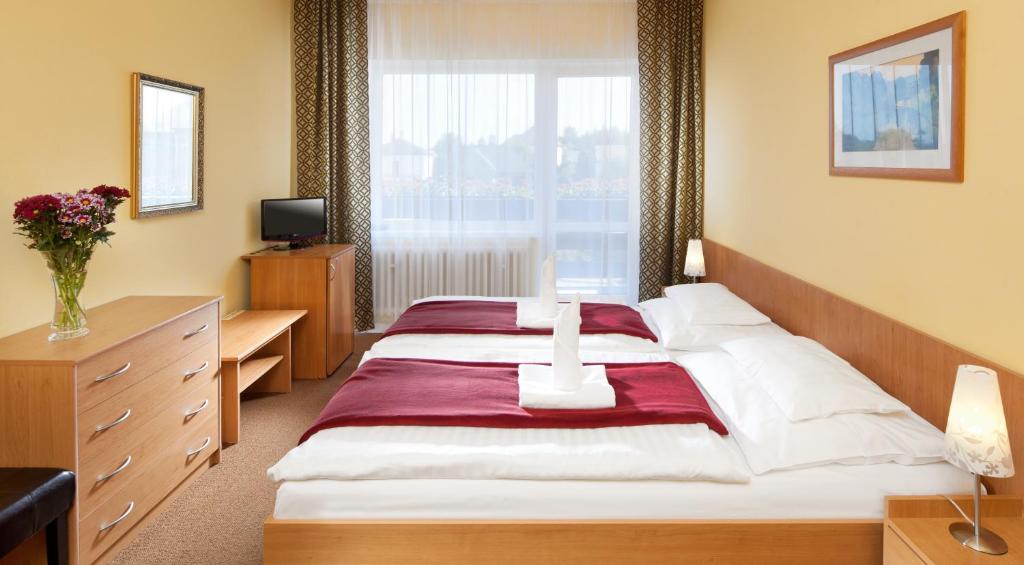 Двухместный (Двухместный номер с 2 отдельными кроватями) отеля Hubert, Франтишковы-Лазне