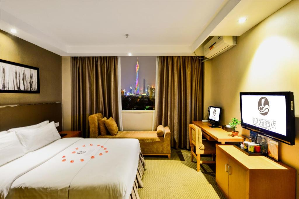 Двухместный (Insail Double Room with City View), Yingshang Hotel - Guangzhou Liying Branch