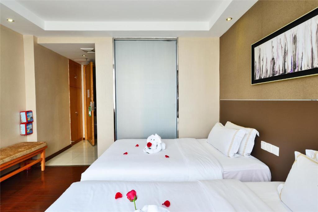 Двухместный (Business Twin Room (Main force)), Yingshang Hotel - Guangzhou Liying Branch