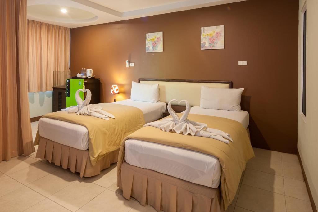 Двухместный (Стандартный двухместный номер с 2 отдельными кроватями) отеля The Right Resort, Паттайя
