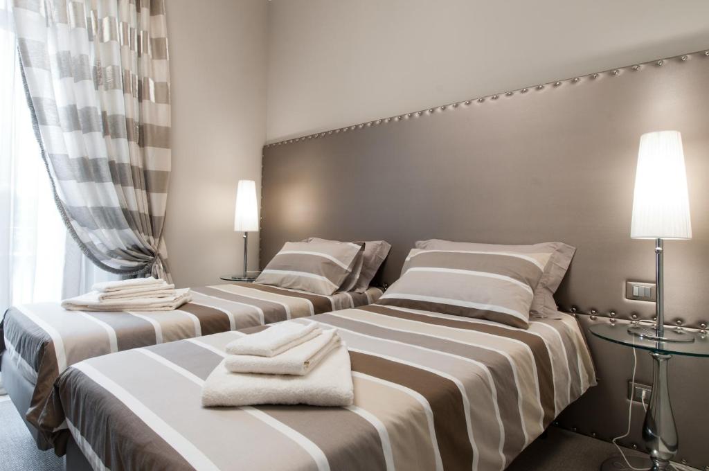 Двухместный (Двухместный номер Делюкс с 2 отдельными кроватями) гостевого дома Brera Prestige B&B, Милан