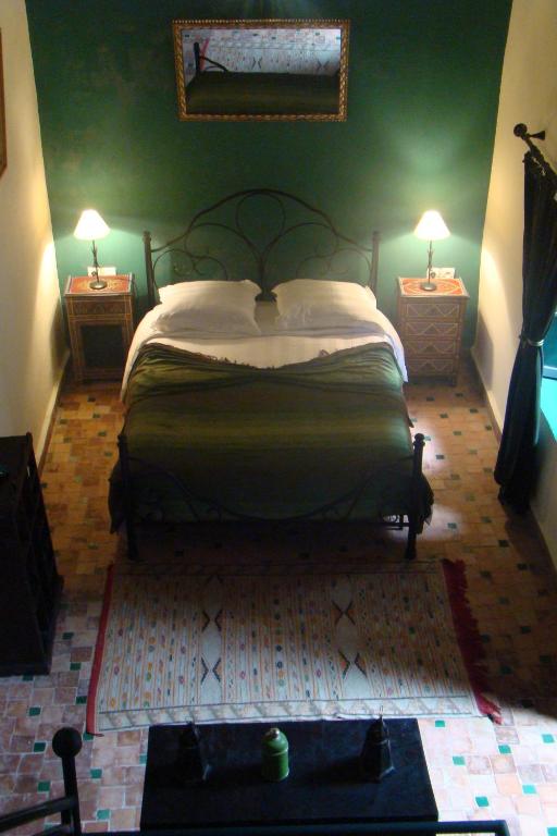 Двухместный (Улучшенный двухместный номер The a la menthe с 1 кроватью) отеля Riad Menthe Et Citron, Мекнес