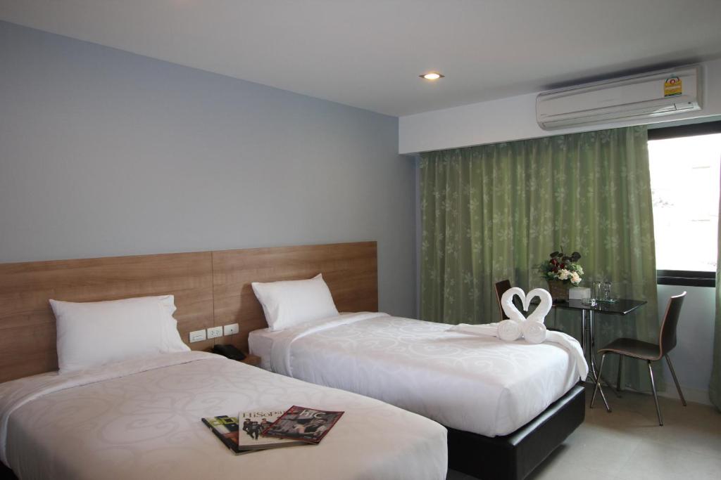 Двухместный (Двухместный номер «Премьер» с 1 кроватью или 2 отдельными кроватями) отеля 14 Residence, Бангкок