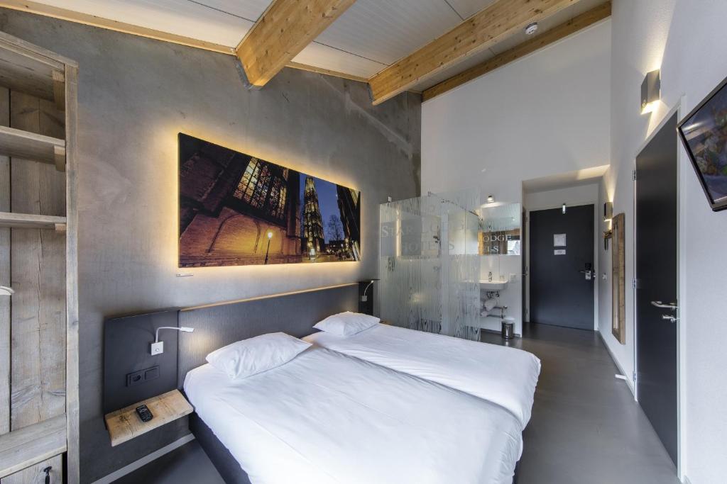 Двухместный (Двухместный номер с 2 отдельными кроватями) отеля Star Lodge Hotels, Утрехт