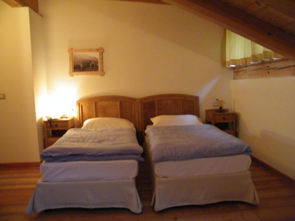 Двухместный (Двухместный номер с 2 отдельными кроватями) отеля Agriturismo Degasper Giorgio Fattoria Meneguto, Кортина-д'Ампеццо