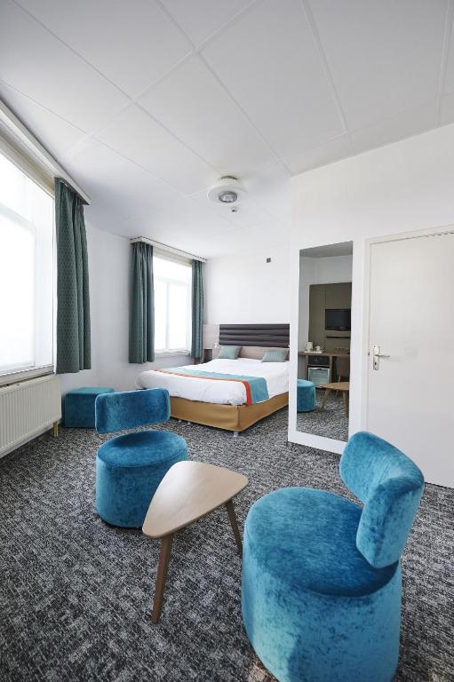 Двухместный (Номер Делюкс с кроватью размера «king-size») отеля Grand Hotel de Flandre, Намюр
