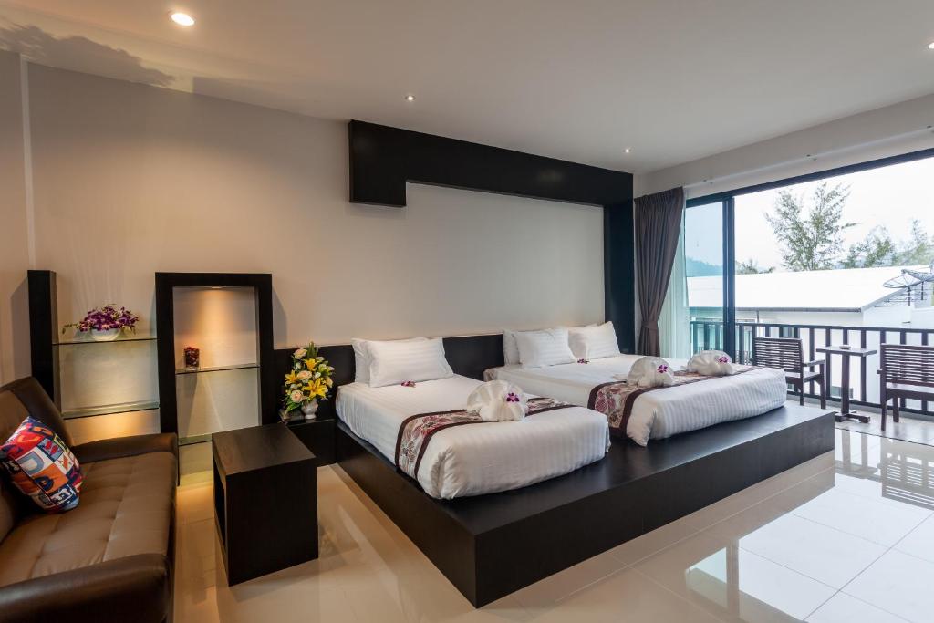 Трехместный (Трехместный номер с ванной) курортного отеля Aonang Viva Resort, Краби