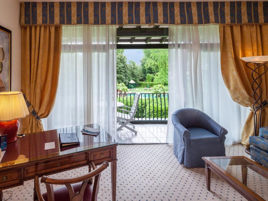 Двухместный (Классический двухместный номер с 1 кроватью, возможна только самостоятельная регистрация заезда) отеля Park Hotel Principe, Лугано