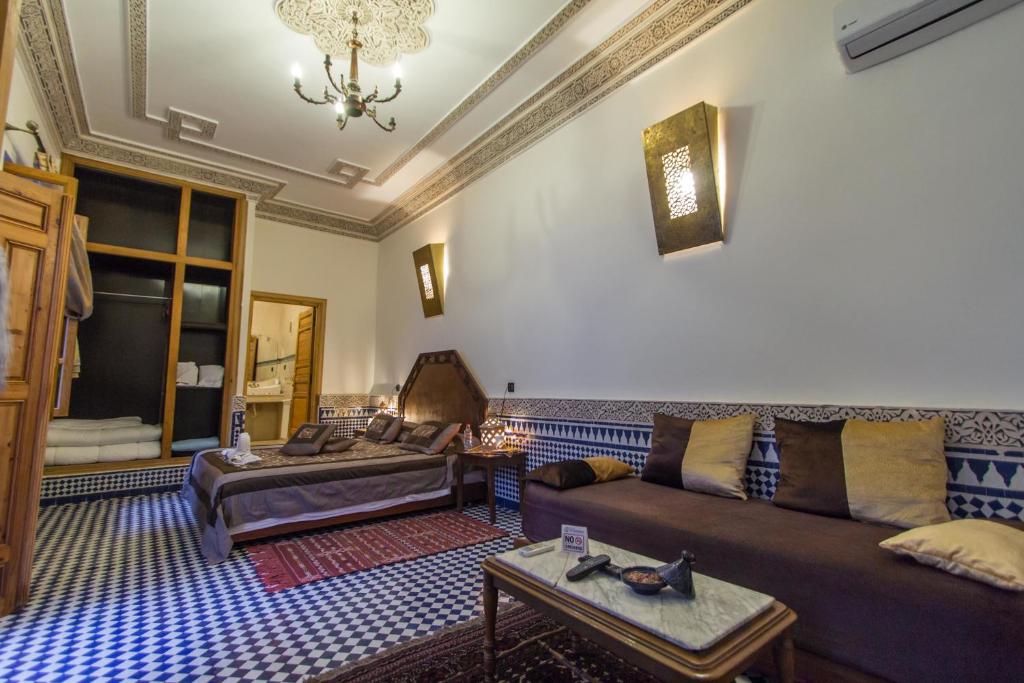 Двухместный (Двухместный номер Делюкс с 1 кроватью), Riad Al Makan