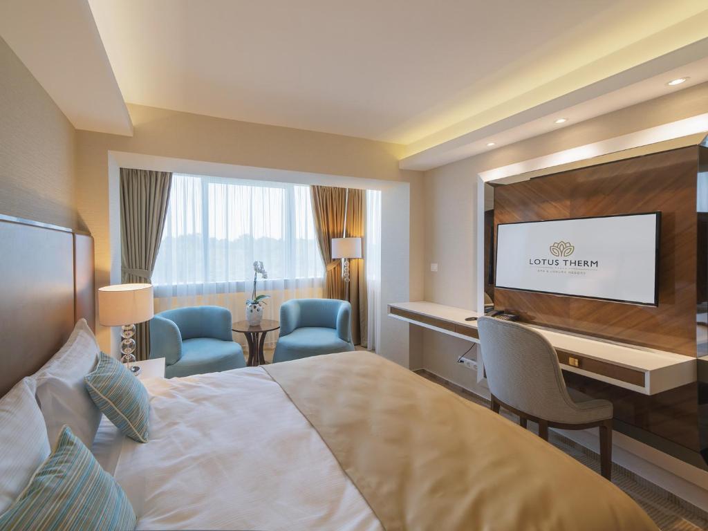 Одноместный (Одноместный номер с бесплатным доступом в аквапарк) отеля Lotus Therm Spa&Luxury Resort, Бэйле-Феликс