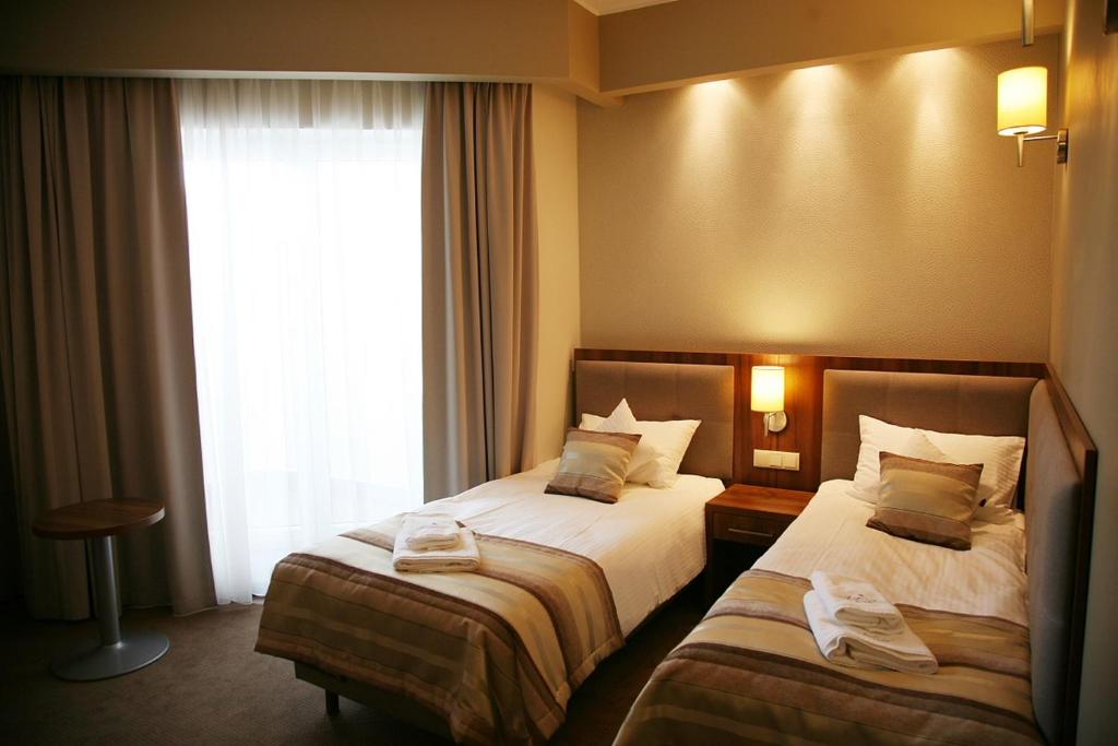 Двухместный (Двухместный номер эконом-класса с 2 отдельными кроватями) отеля Hotel Centrum Malbork, Мальборк