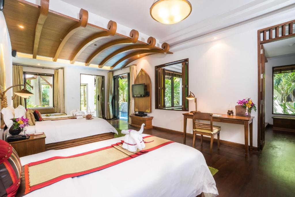 Сьюит (Семейный люкс с 1 спальней и бассейном) курортного отеля Royal Muang Samui Villas, Самуи