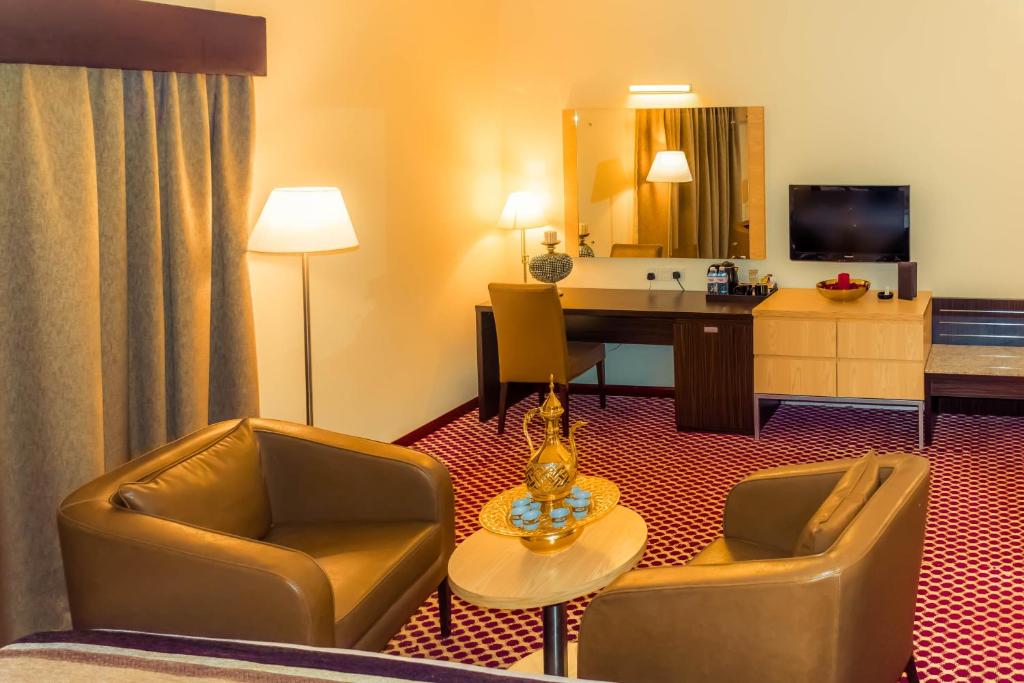 Сьюит (Представительский люкс) отеля Fortune Karama Hotel, Дубай
